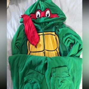 Green Ninja Turtle Onesie Costume - Raphael